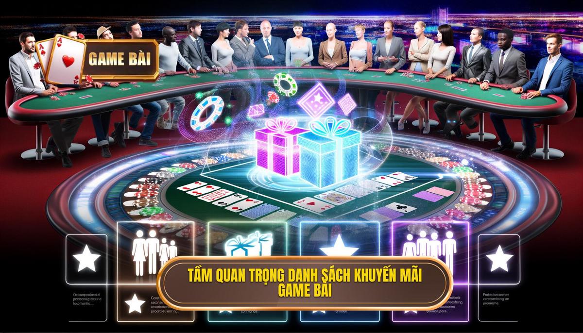 Khám Phá Danh Sách Khuyến Mãi Hấp Dẫn Trong Game Bài Tầm quan trọng của danh sách khuyến mãi trong game bài